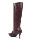 POINTED MID CALF BOOTS