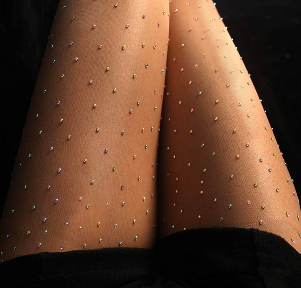 Oneluffy 70D Shining Glitter Tights Pantyhose Women Super Elastic Magical  Shiny Stockings