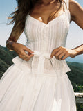 Aliya Cotton Poplin Button Up Sleeveless Top