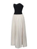 SANA SWEETHEART DROP WAIST MAXI DRESS