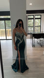 FITTED CRYSTAL & SATIN BODYCON DRESS