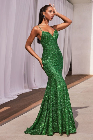2024 Long Sleeve High Neck Prom Dresses Emerald Green Lace Mermaid Evening  Dress 2022 Formal Gowns B on Luulla