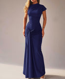 BODYCON RUCHED MAXI GOWN