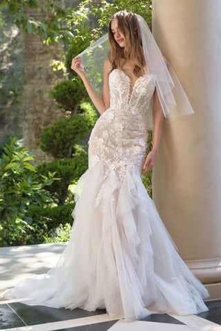FIT AND FLARE BRIDAL GOWN