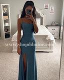 MERMAID LACE UP SATIN GOWN