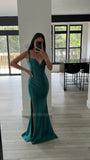 DEEP V FITTED GOWN