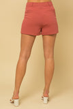 FRONT PLEATED SHORT