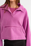 POCKET DETAIL PULLOVER SWEATER