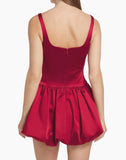 AMANDA UPRICHARD BETTINA SKORT ROMPER DRESS