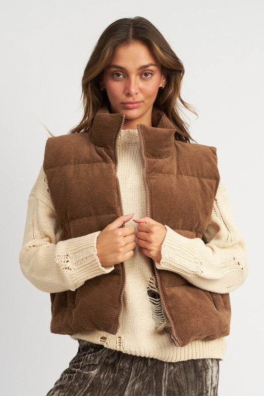 トップス LUTAYS Valmont Corduroy Vest corduroy 48 s-l400.jpg