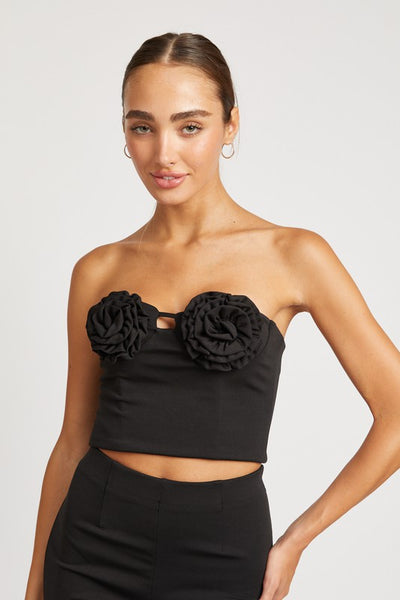 Square Up Stripe Top In Ivory Black | AS Revival