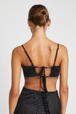 RHINE STONE MESH SPARKLY TANK TOP