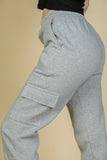 Side Pocket Drawstring Waist Sweatpants