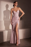 GLITTER CORSET FITTED GOWN