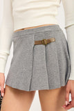 PLEATED MINI SKORT