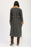 DENIM MAXI COAT