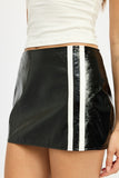 MINI MOTO LEATHER SKIRT