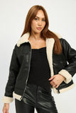 SHEARLING MOTO JACKET