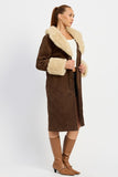 CAPPOTTO TRENCH MEDIO IN PELLICCIA SINTETICA