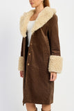 CAPPOTTO TRENCH MEDIO IN PELLICCIA SINTETICA