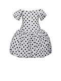 UMIKA POLKA DOT BUBBLE HEM MINI DRESS