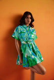 HEMANT AND NANDITA BELTED MINI DRESS