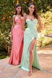 CORAL CORSET GOWN
