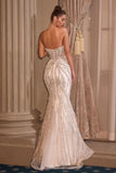 EMBELLISHED WHITE BRIDAL GOWN