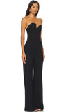 AMANDA UPRICHARD PUZZLE STRAPLESS JUMPSUIT