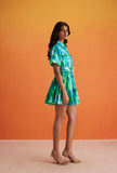 HEMANT AND NANDITA BELTED MINI DRESS