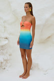 ROBE MINI SHELL OMBRÉ RUNAWAY THE LABEL