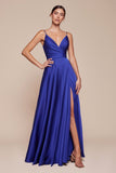 SOFT SATIN A LINE SWEETHEART NECKLINE GOWN