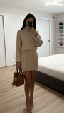 TWO PIECE SWEATER AND SKIRT SET