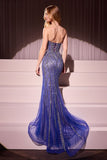 CRYSTAL STRAPLESS EMBELLISHED MERMAID GOWN