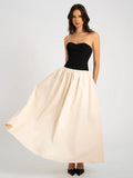 SANA SWEETHEART DROP WAIST MAXI DRESS