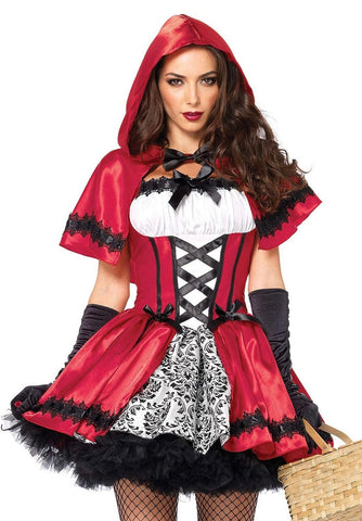 WOMENS LITTLE RED RIDING HOOD COSTUME