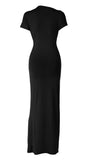 BODYCON RUCHED MAXI GOWN