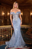 OFF SHOULDER MERMAID GOWN