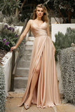 SOFT SATIN A LINE SWEETHEART NECKLINE GOWN