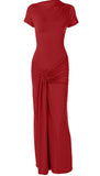 BODYCON RUCHED MAXI GOWN