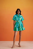 HEMANT AND NANDITA BELTED MINI DRESS