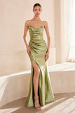 STRAPLESS ELEGANT GOWN