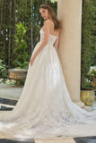 A LINE LACE BRIDAL GOWN