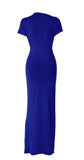 BODYCON RUCHED MAXI GOWN