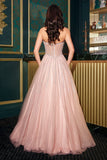 STRAPLESS BEADED BALL GOWN