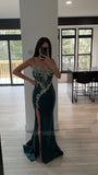 FITTED CRYSTAL & SATIN BODYCON DRESS