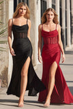 FITTED HOT STONE CORSET BODICE GOWN