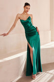 STRAPLESS ELEGANT GOWN