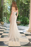 STRAPLESS SWEETHEART NECK GOWN