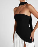 ASYMMETRICAL MAXI DRESS